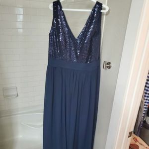 Navy Blue Gown